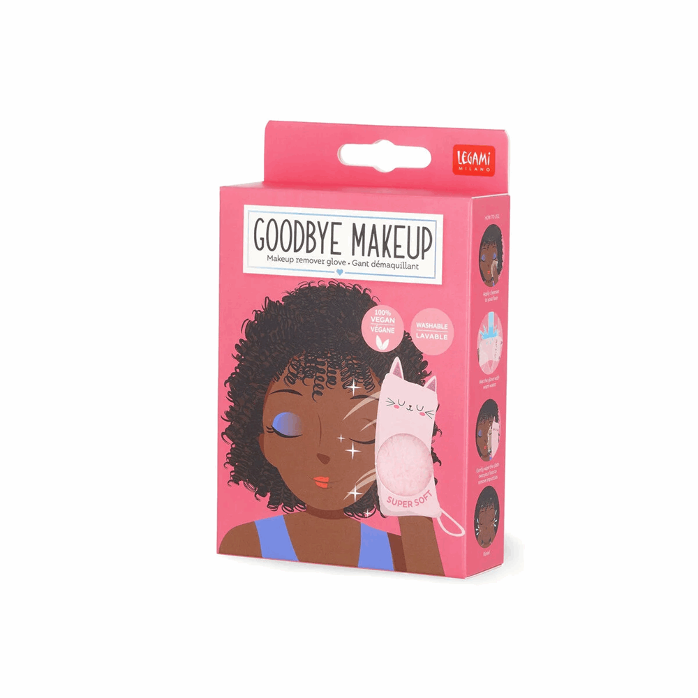 LEGAMI RGL0003 MAKE-UP REMOVER GLOVE - GOODBYE MAKEUP! - KITTY