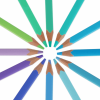 LEGAMI ΣΧΟΛΙΚΕΣ ΞΥΛΟΜΠΟΓΙΕΣ LIVE COLOURFULLY OCEAN PALETTE ΣΕΤ 12τμχ CYAN ΣΕ ΠΛΑΣΤΙΚΗ ΘΗΚΗ EV0002