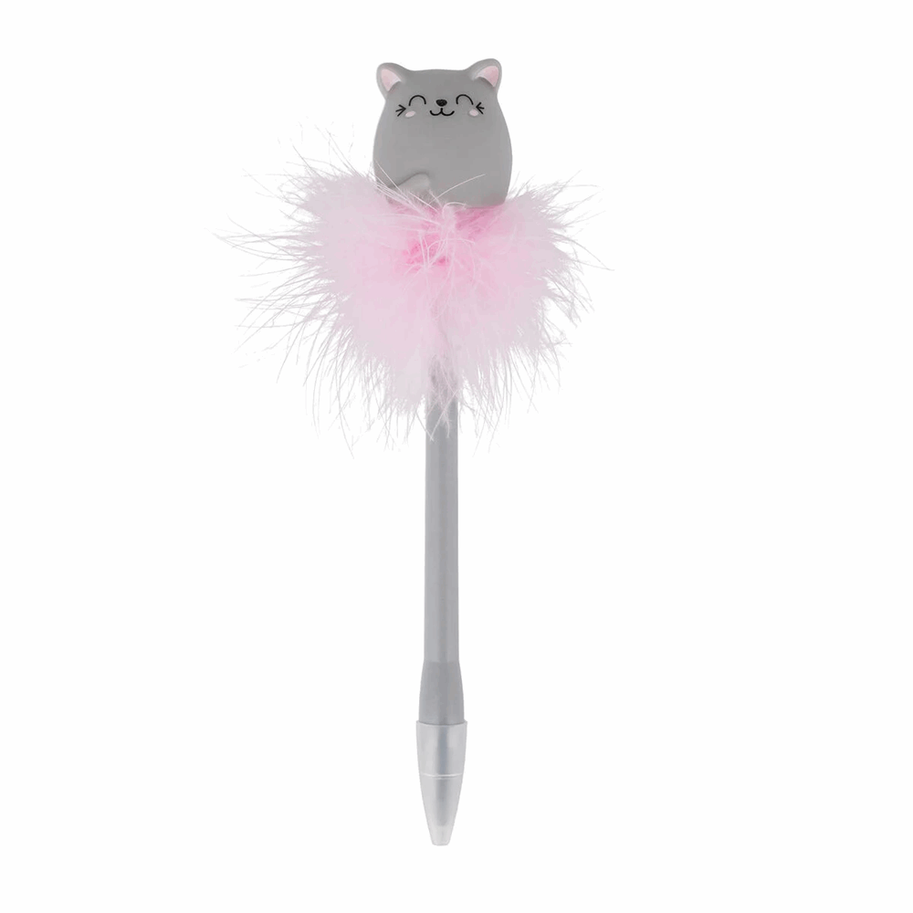 LEGAMI KP0001 WRITING IS MAGIC_LIGHT-UP BALLPOINT PEN - KITTY