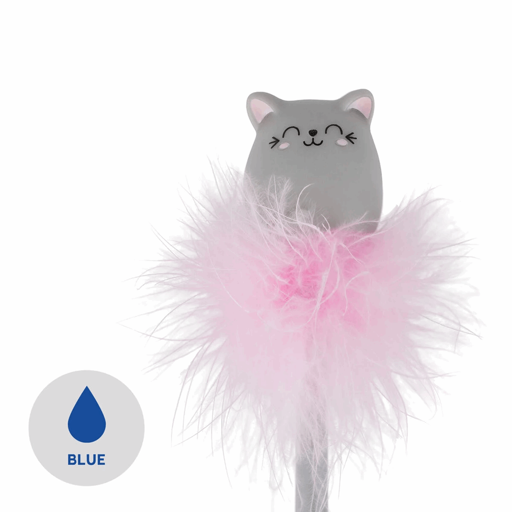 LEGAMI KP0001 WRITING IS MAGIC_LIGHT-UP BALLPOINT PEN - KITTY