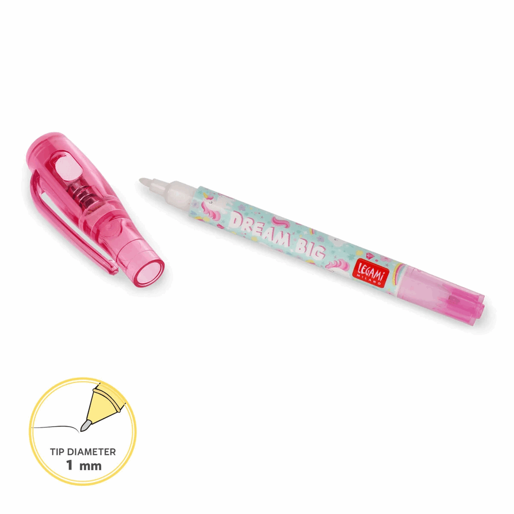 LEGAMI MIN0001 INVISIBLE INK PEN - MAGIC PEN - UNICORN