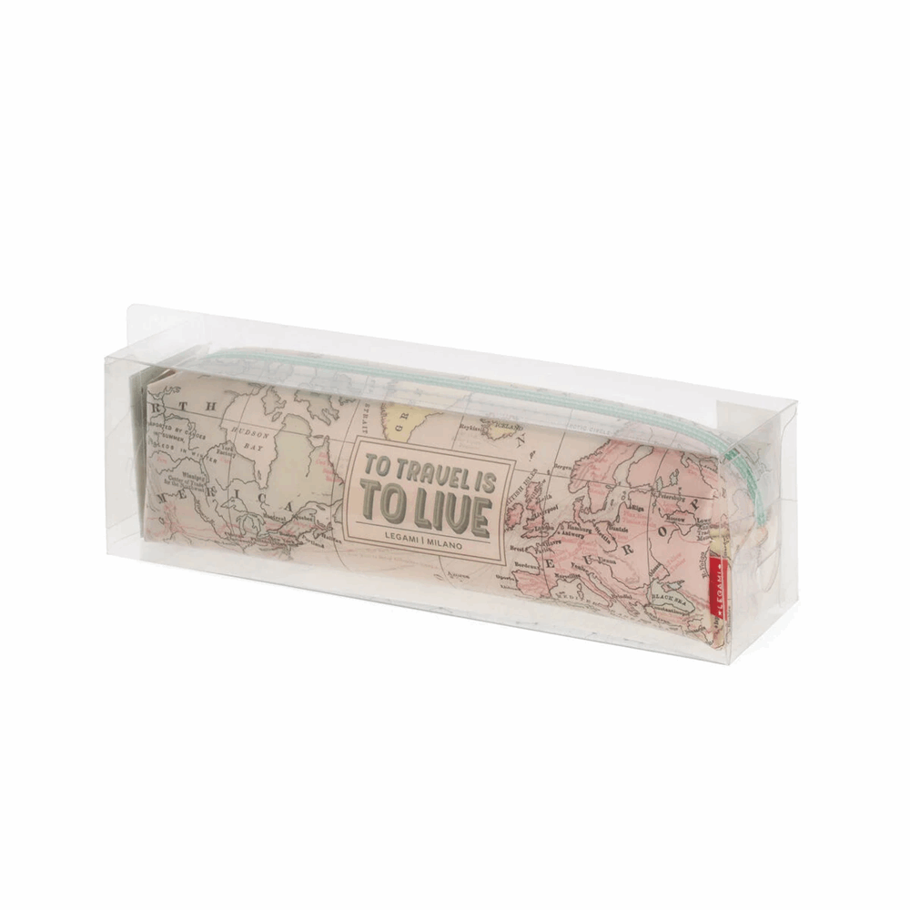 LEGAMI PC0024 TRANSPARENT PENCIL CASE TRAVEL