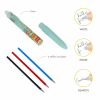 LEGAMI TEPKIT2 MAKE MISTAKES - 3-COLOUR ERASABLE GEL PEN - FLOWERS