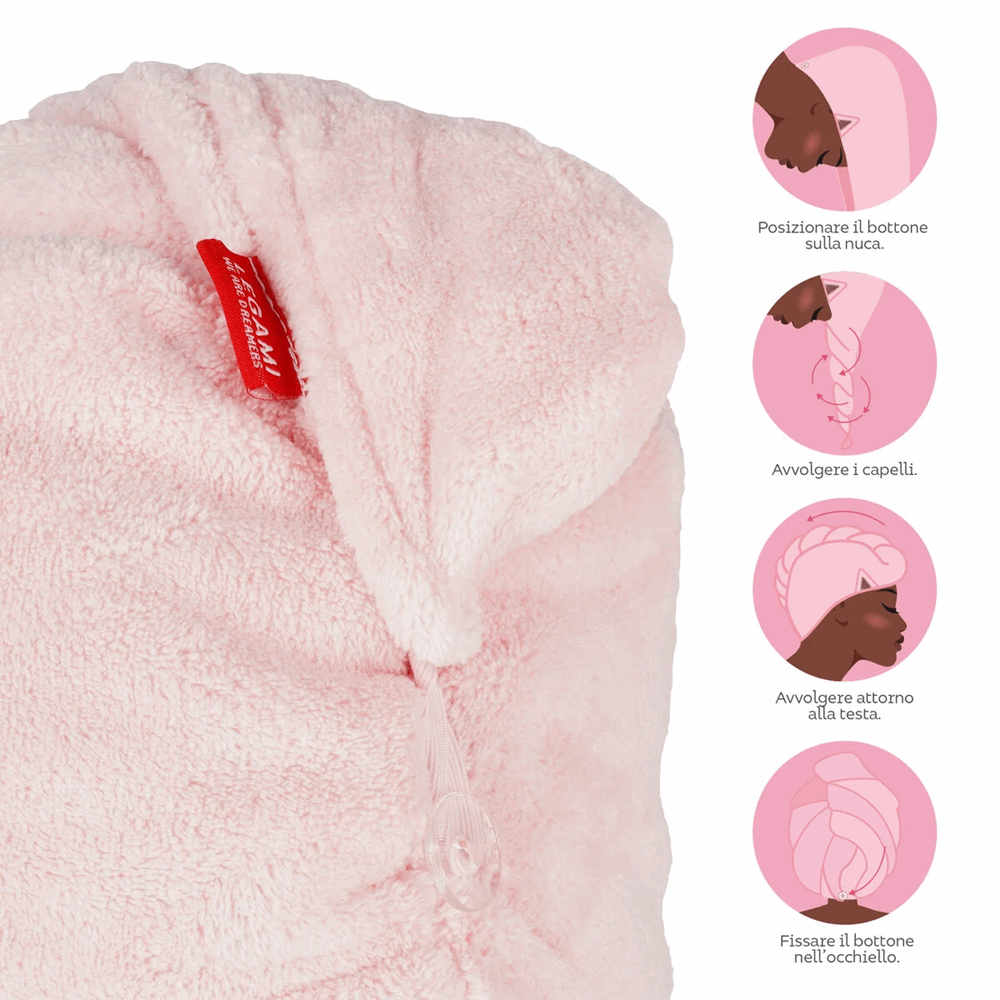 LEGAMI HTW0002 LOVE MY HAIR - HAIR TURBAN TOWEL