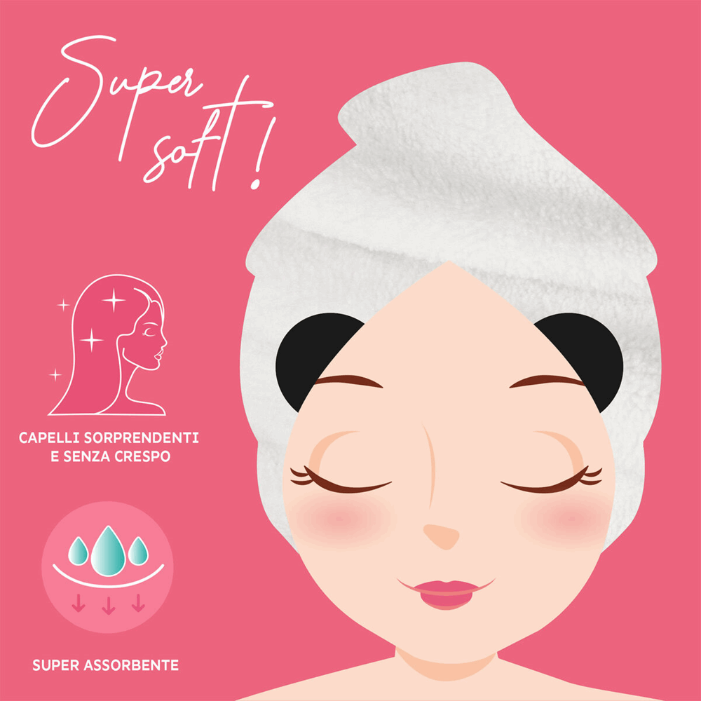 LEGAMI HTW0001 LOVE MY HAIR - HAIR TURBAN TOWEL
