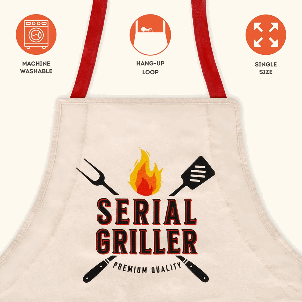 LEGAMI APR0003 SUPER CHEF - APRON - SERIAL GRILLER