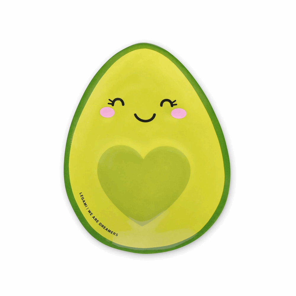 LEGAMI CPL0004 RINGS & THINGS - CERAMIC PLATE - AVOCADO