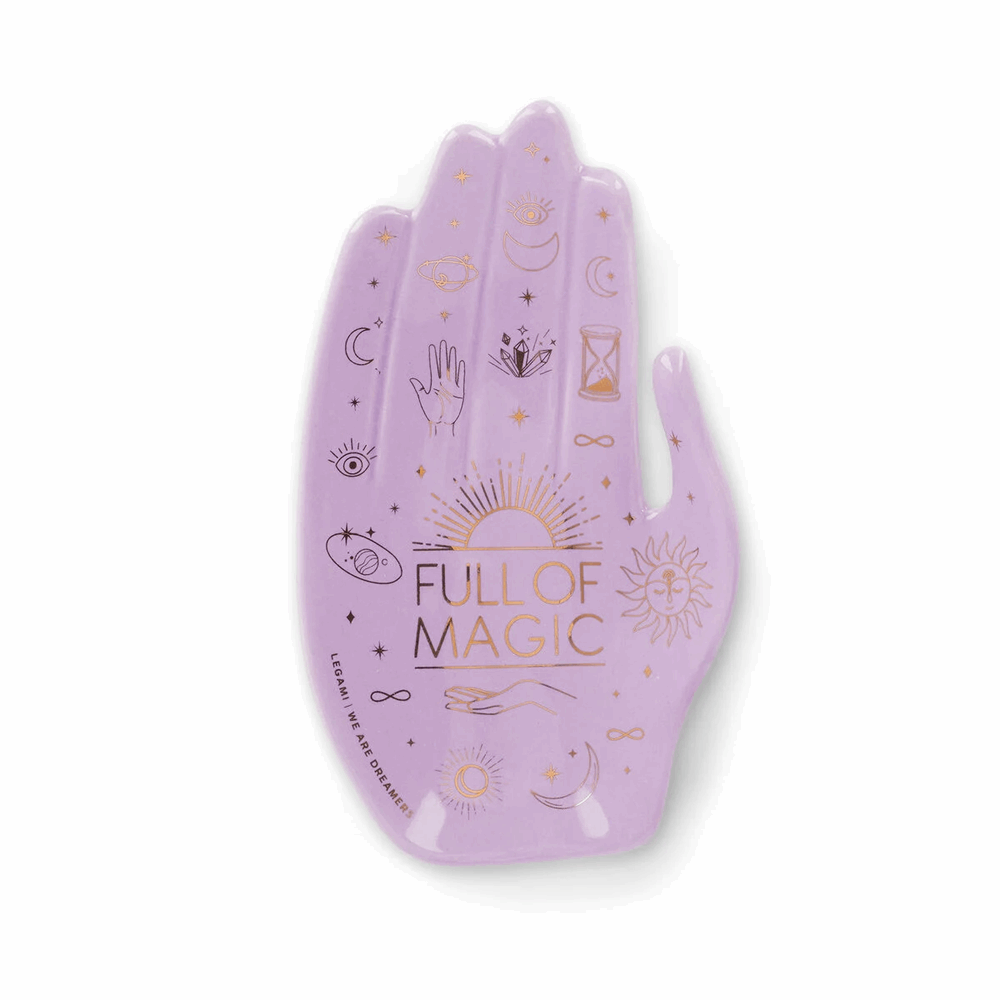 LEGAMI CPL0005 RINGS & THINGS - CERAMIC PLATE - MAGIC