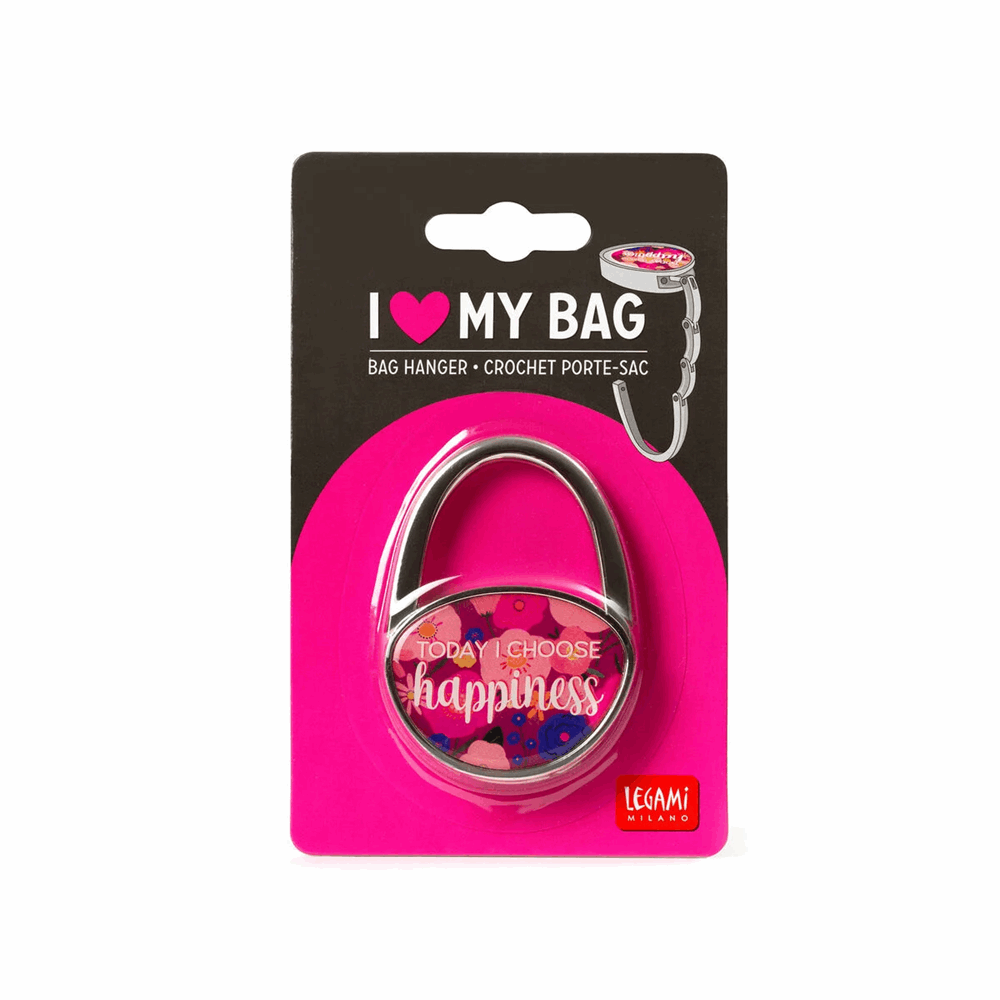 LEGAMI HANGFKIT5 I LOVE MY BAG - BAG HANGER - FLOWERS