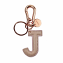 LEGAMI INK0010 MY INITIAL  - KEY RING - J - PINK