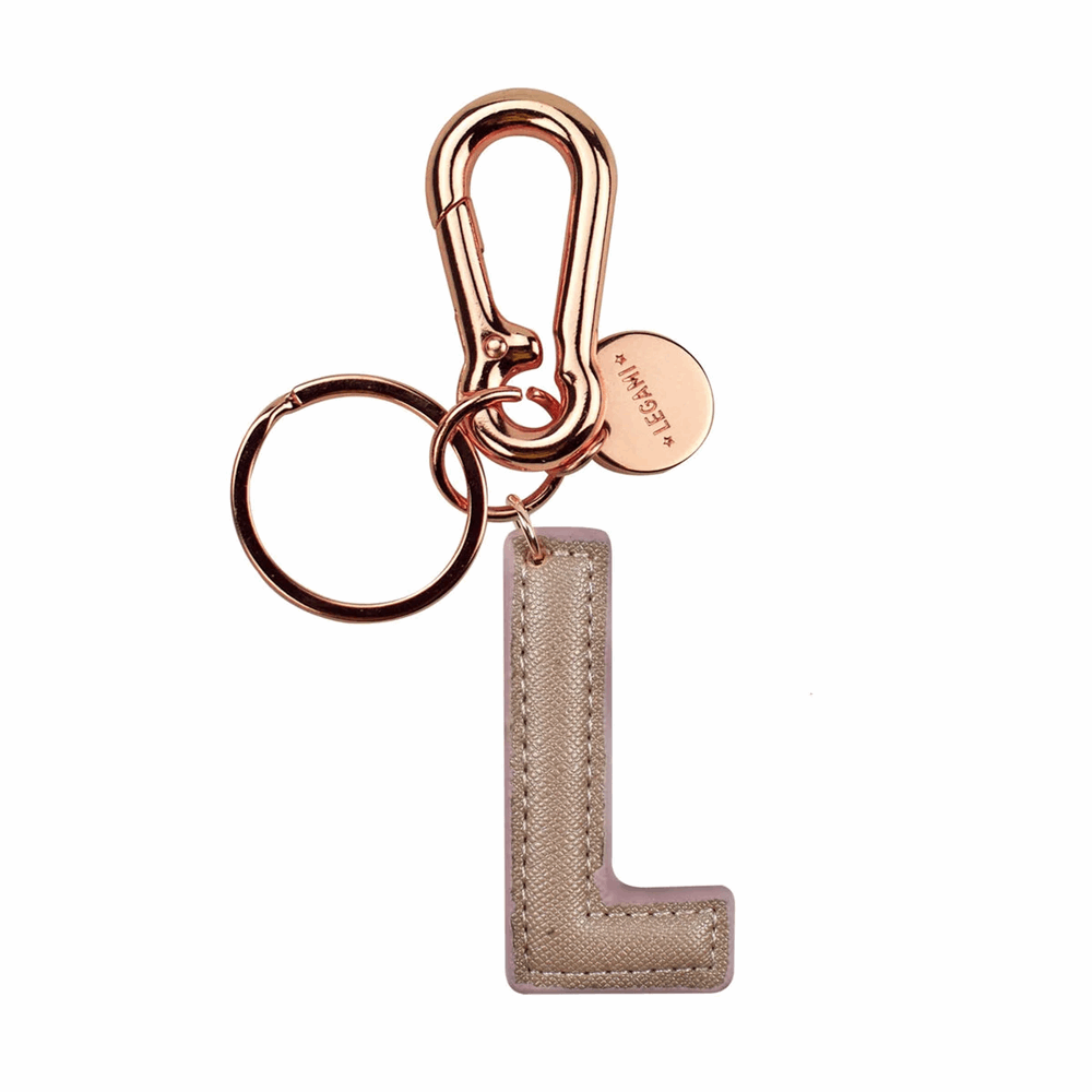 LEGAMI INK0012 MY INITIAL  - KEY RING - L- PINK