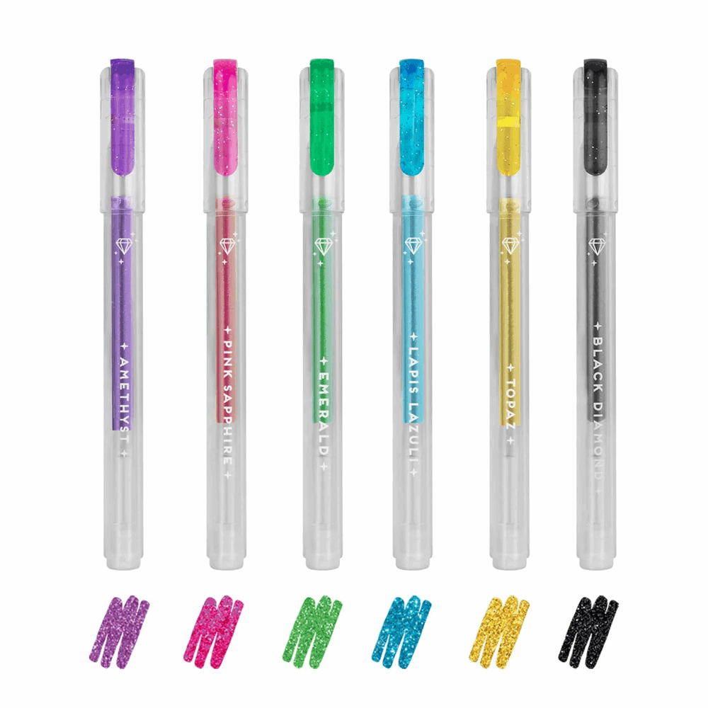 LEGAMI GGPKIT1 ΣΤΥΛΟ GLITTER GEL ΣΕΤ 6τμχ