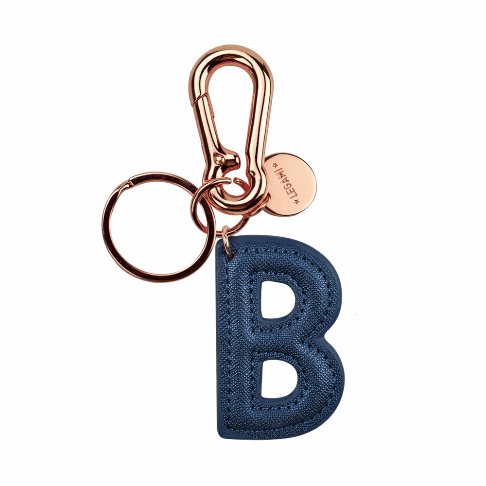 LEGAMI INK0002 MY INITIAL - KEY RING - B - BLUE