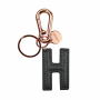 LEGAMI INK0008 MY INITIAL - KEY RING - H - BLACK