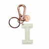 LEGAMI INK0009 MY INITIAL - KEY RING - I - WHITE