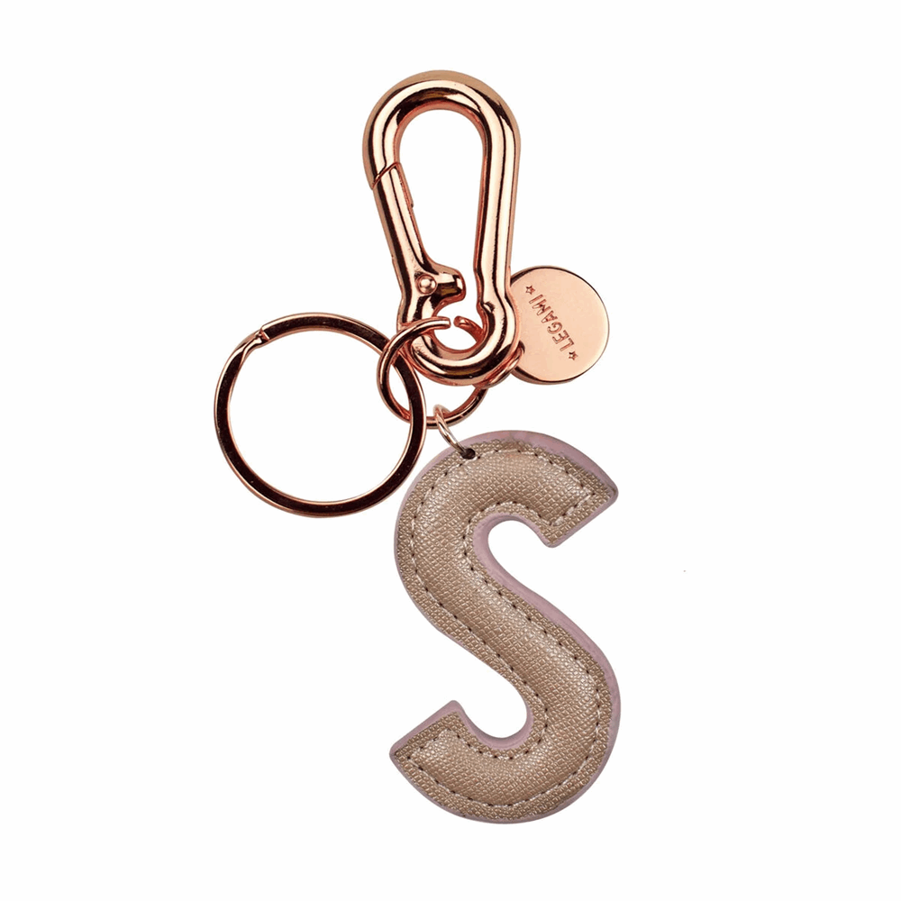 LEGAMI INK0019 MY INITIAL - KEY RING - S - PINK