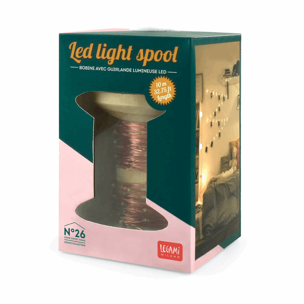 LEGAMI LIG0001 LIGHTING CHAIN WITH WOODEN SPOOL No26