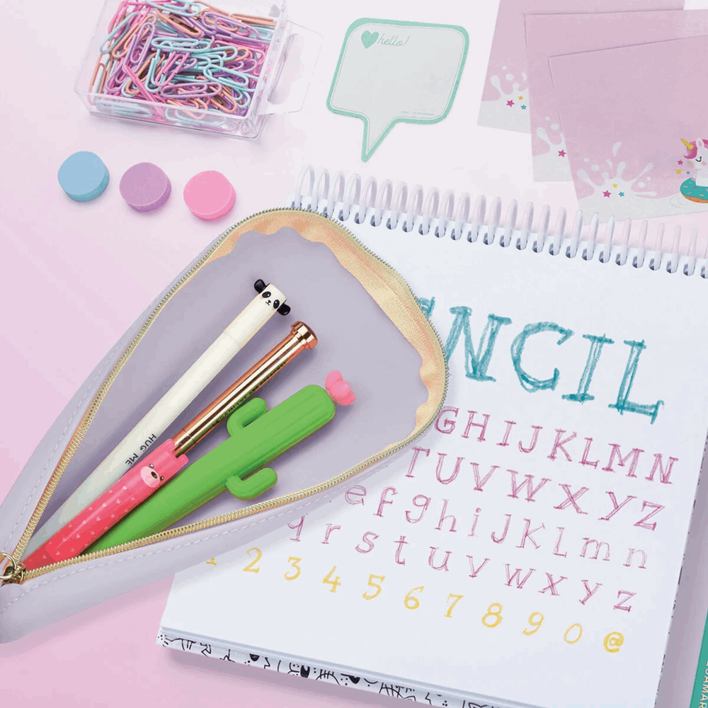 LEGAMI PCS0003 PENCIL CASE CUTE! VIOLET