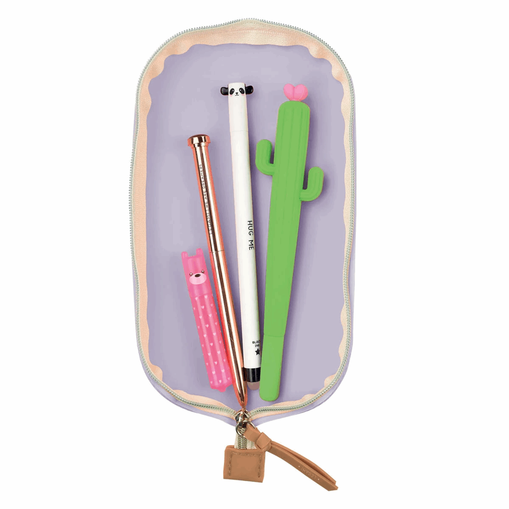 LEGAMI PCS0003 PENCIL CASE CUTE! VIOLET