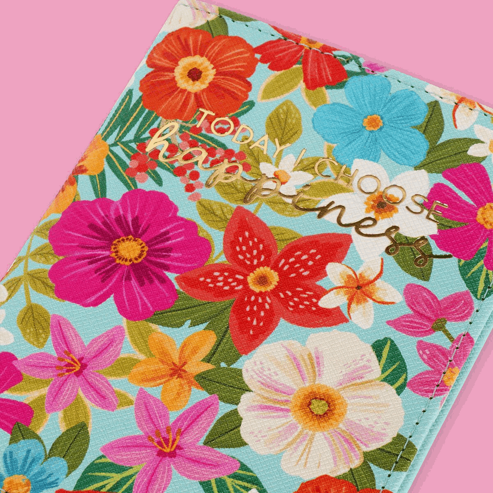 LEGAMI PH0035 PASSPORT HOLDER - FLOWERS