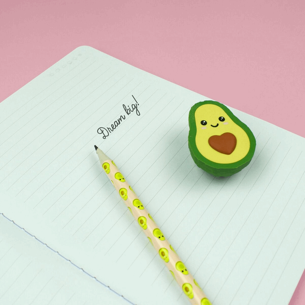 LEGAMI LETS AVOCUDDLE ERASER AVOKIT1
