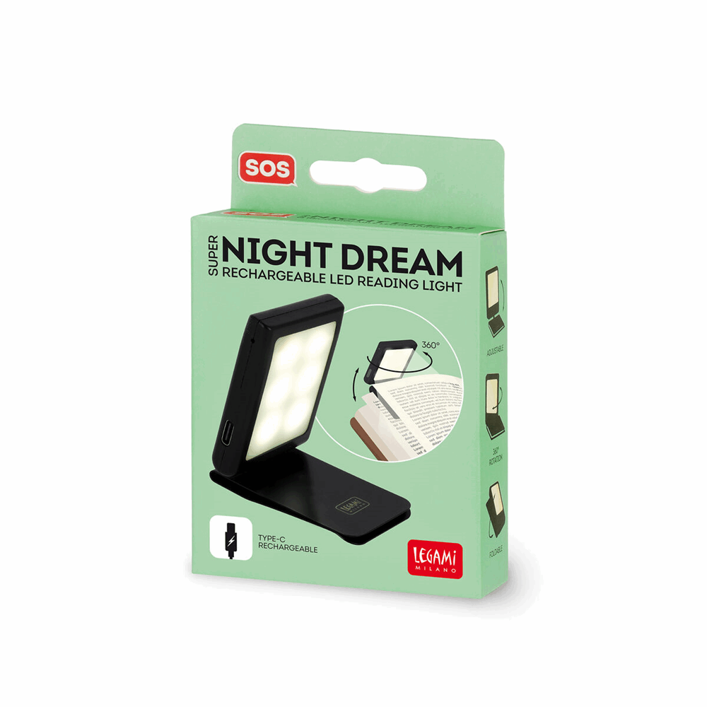 LEGAMI SND0001 SUPER NIGHT DREAM - RECHARGEABLE LED READING LIGHT