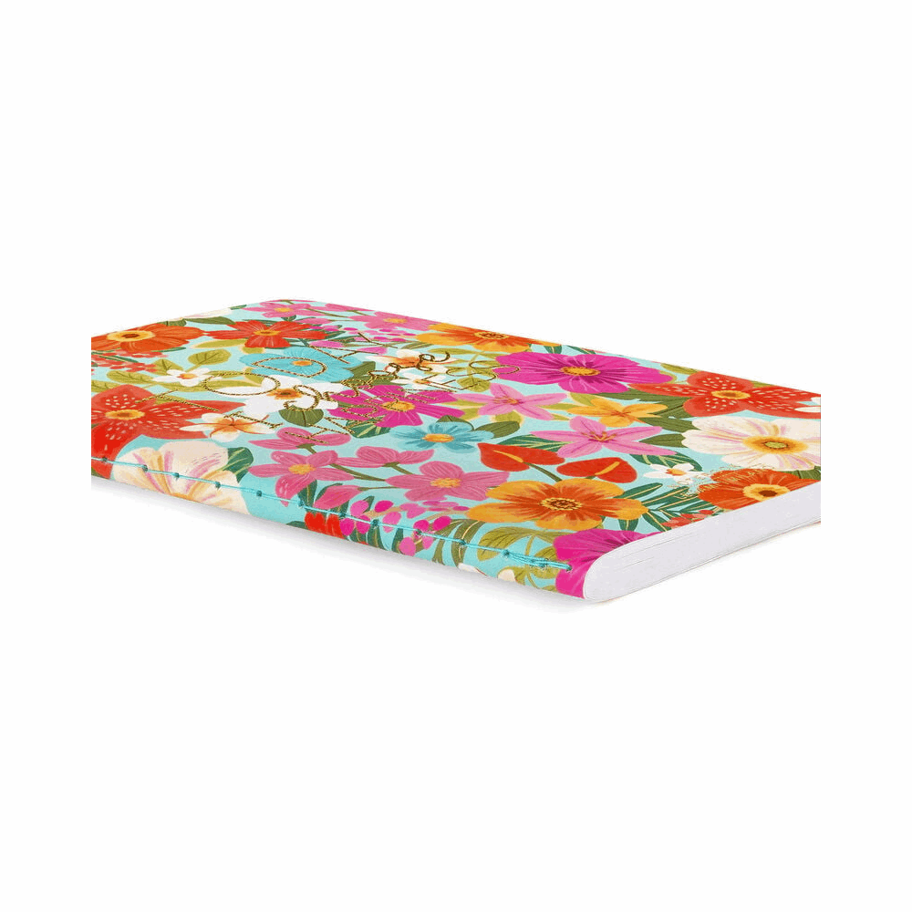 LEGAMI A6NOT0034 QUADERNO - SMALL LINED - FLOWERS