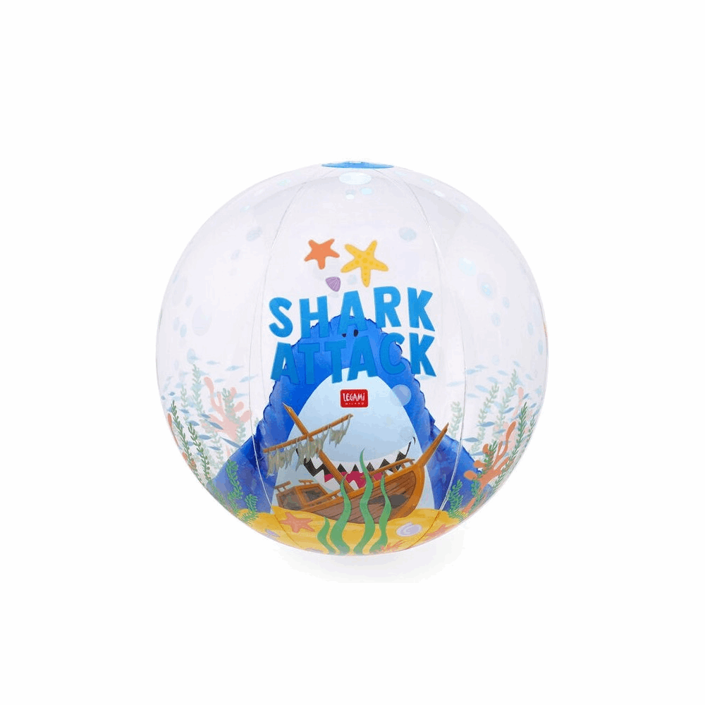 LEGAMI BBS0004 INFLATABLE BEACH BALL - SHARK