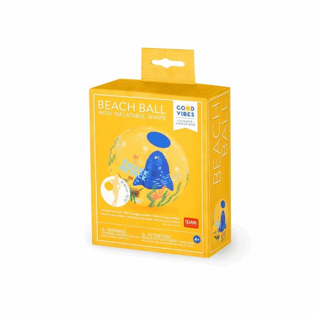 LEGAMI BBS0004 INFLATABLE BEACH BALL - SHARK