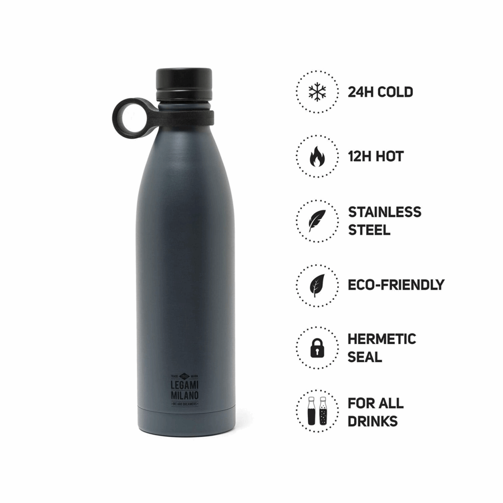 LEGAMI SSBL0002 VACUUM BOTTLE - HOT & COLD 800ml - BLACK