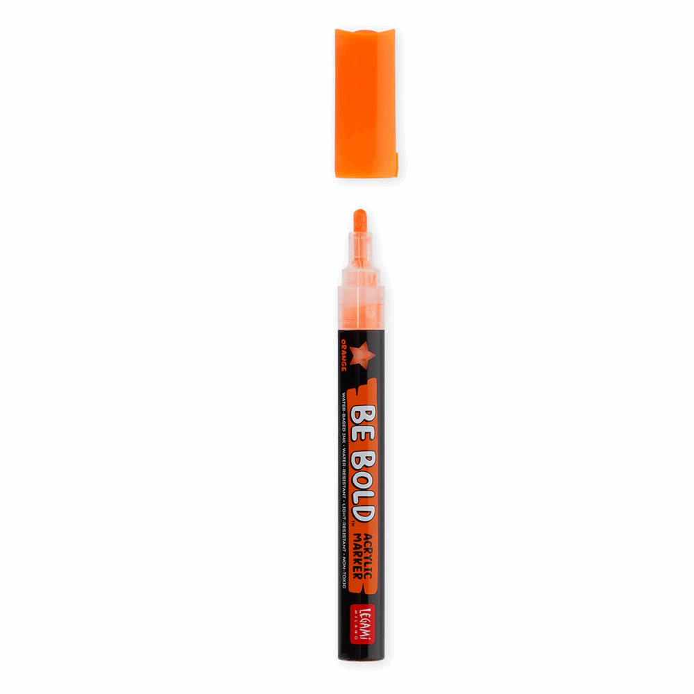 LEGAMI ACMKIT6 ΜΑΡΚΑΔΟΡΟΣ ΑΚΡΥΛΙΚΟΣ BE BOLD WATER BASED PIGMENT INK ORANGE