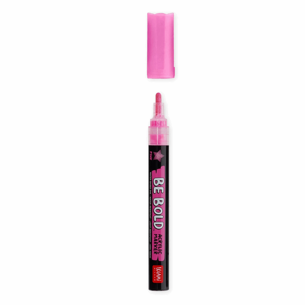 LEGAMI ACMKIT8 ΜΑΡΚΑΔΟΡΟΣ ΑΚΡΥΛΙΚΟΣ BE BOLD WATER BASED PIGMENT INK PINK