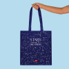 LEGAMI CBAG0007 COTTON TOTE BAG STARS