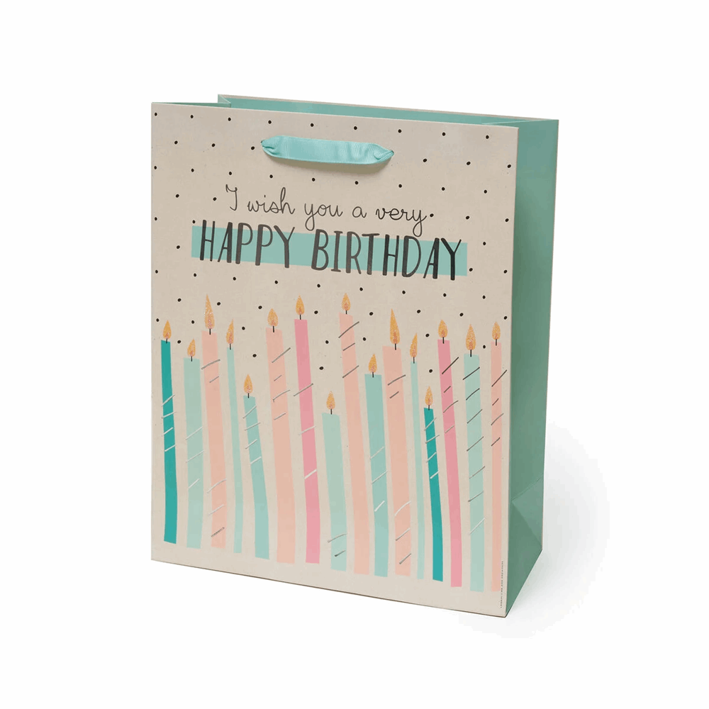 LEGAMI GB0489  LARGE GIFT BAG HAPPY BIRTHDAY