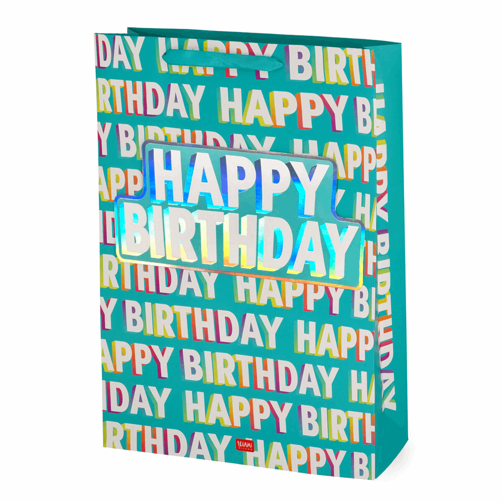 LEGAMI GB0651 GIFT BAG - X-LARGE - HAPPY BIRTHDAY