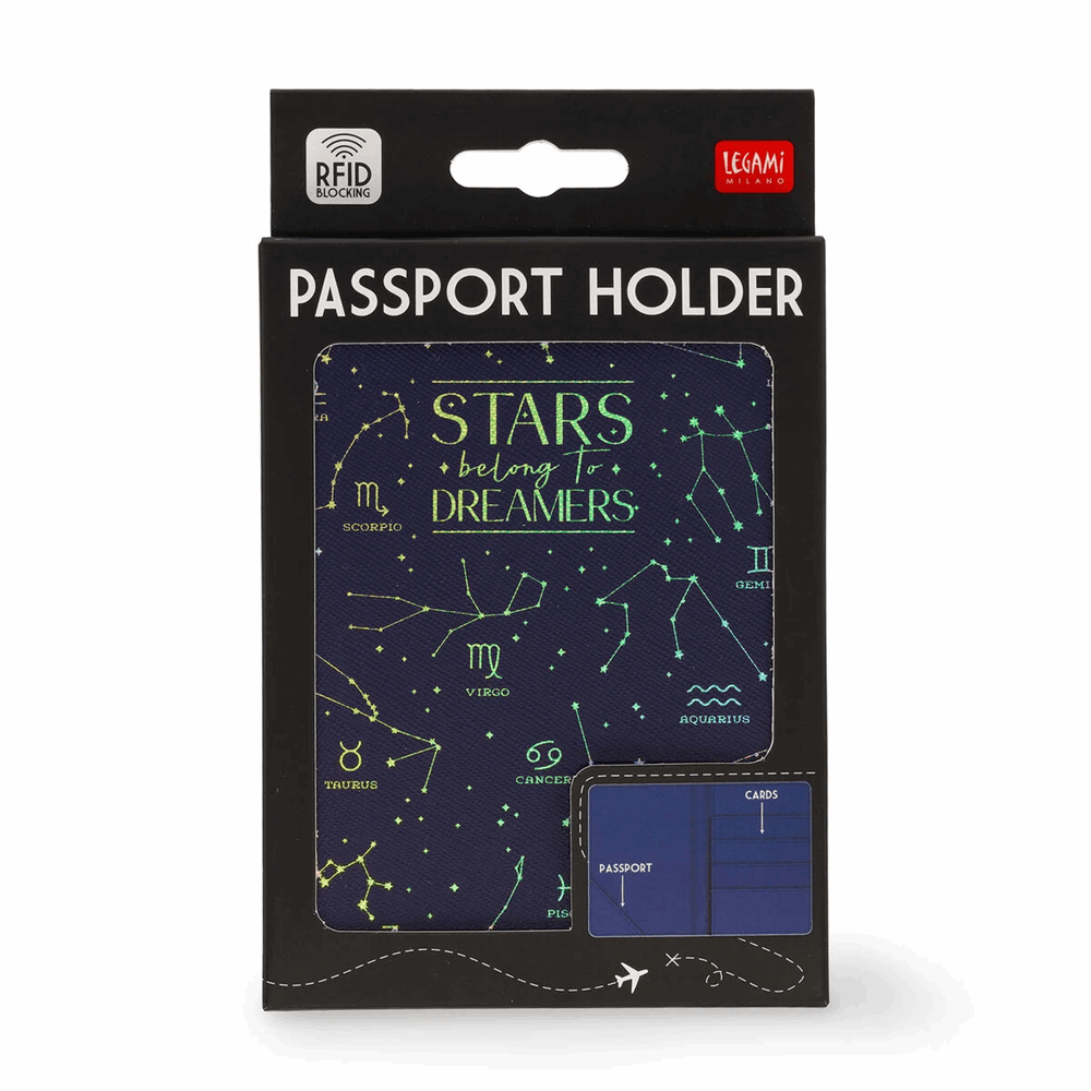 LEGAMI PH0038 PASSPORT HOLDER - STARS