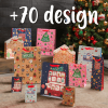 LEGAMI GB0666 GIFT BAG - SMALL - CHRISTMAS BUS