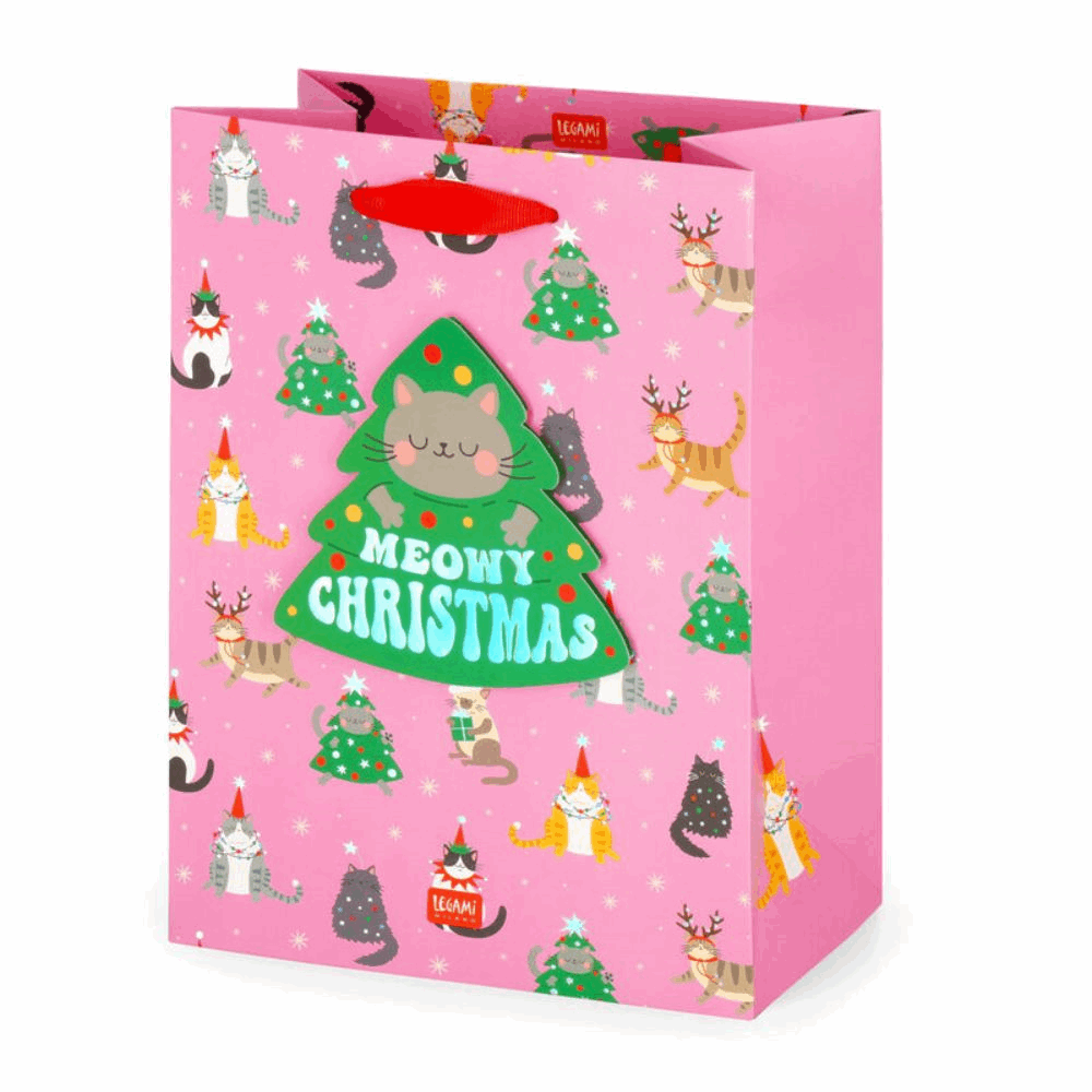 LEGAMI GB0668 GIFT BAG - MEDIUM - KITTY