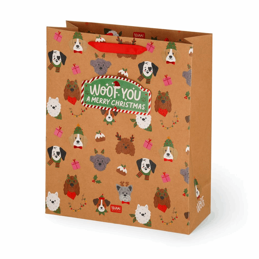 LEGAMI GB0675 GIFT BAG - LARGE - DOGS
