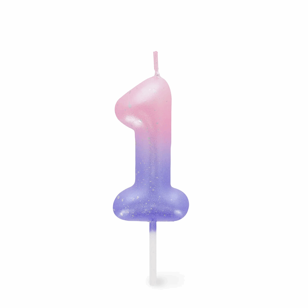 LEGAMI CNU0002 CAKE CANDLE - HAPPY BIRTHDAY CANDLE - PINK - 1