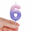 LEGAMI CNU0007 CAKE CANDLE - HAPPY BIRTHDAY CANDLE - PINK - 6