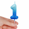 LEGAMI CNU0012 CAKE CANDLE - HAPPY BIRTHDAY CANDLE - BLUE - 1