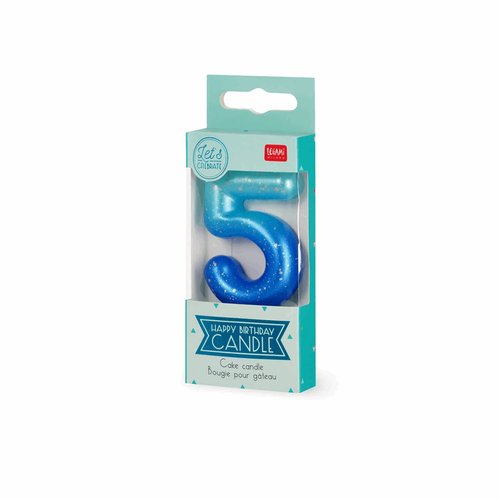 LEGAMI CNU0016 CAKE CANDLE - HAPPY BIRTHDAY CANDLE - BLUE - 5