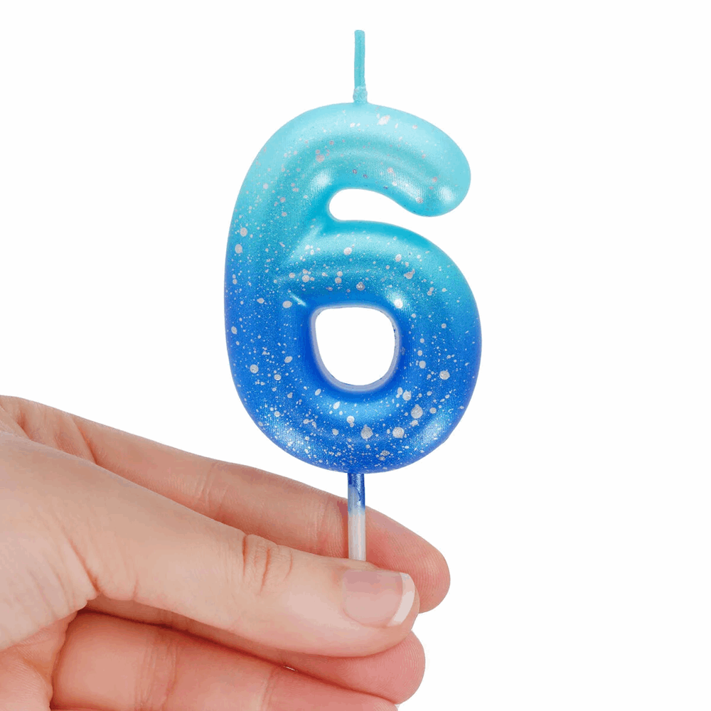 LEGAMI CNU0017 CAKE CANDLE - HAPPY BIRTHDAY CANDLE - BLUE - 6