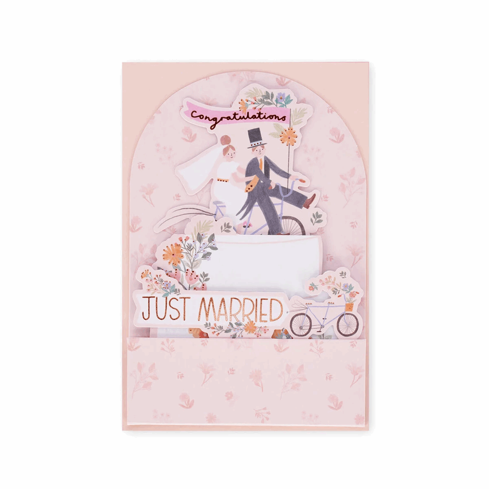LEGAMI BGPU0023 POP-UP CARD - POP-UP GREETING CARD - WEDDING CAKE