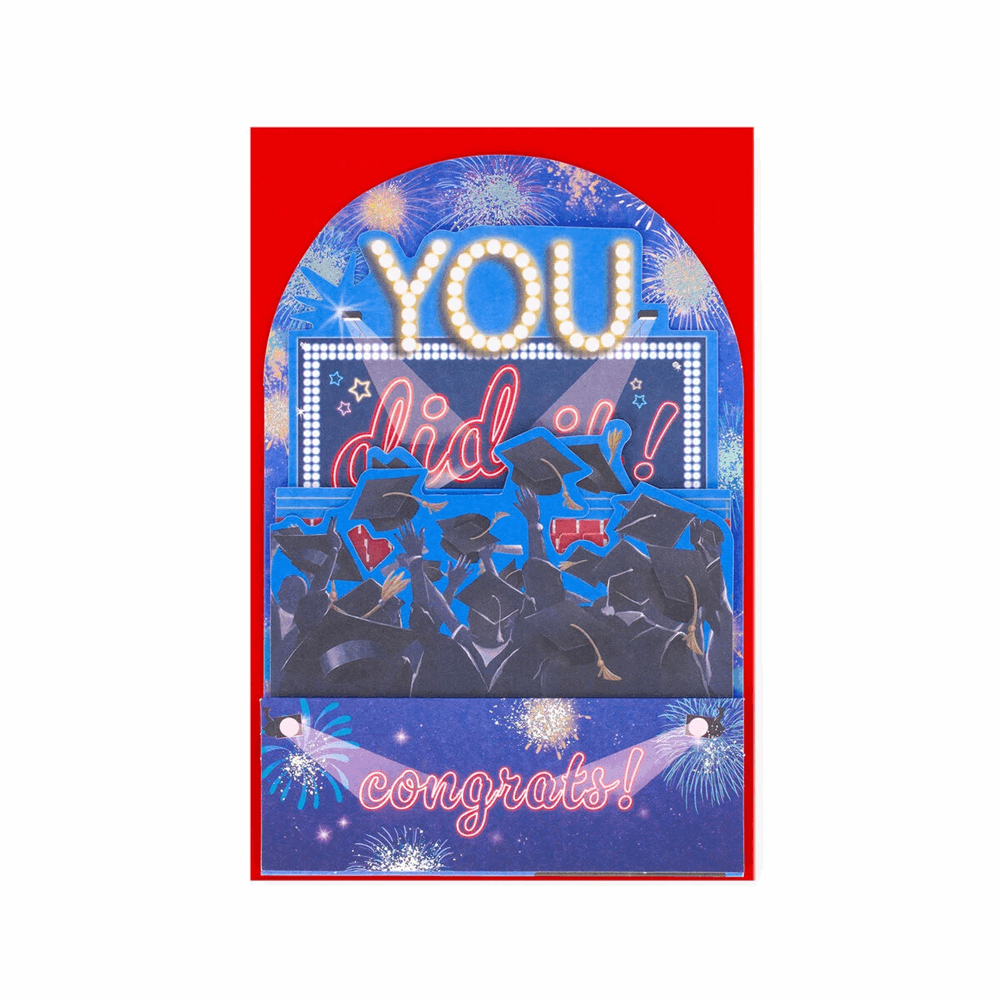 LEGAMI BGPU0026 POP-UP CARD - POP-UP GREETING CARD - GRADUATION PARTY