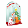 LEGAMI BGPXS0001 POP-UP CARD - POP-UP GREETING CARD - XMAS KITTY
