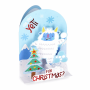 LEGAMI BGPXS0004 POP-UP CARD - POP-UP GREETING CARD - YETI