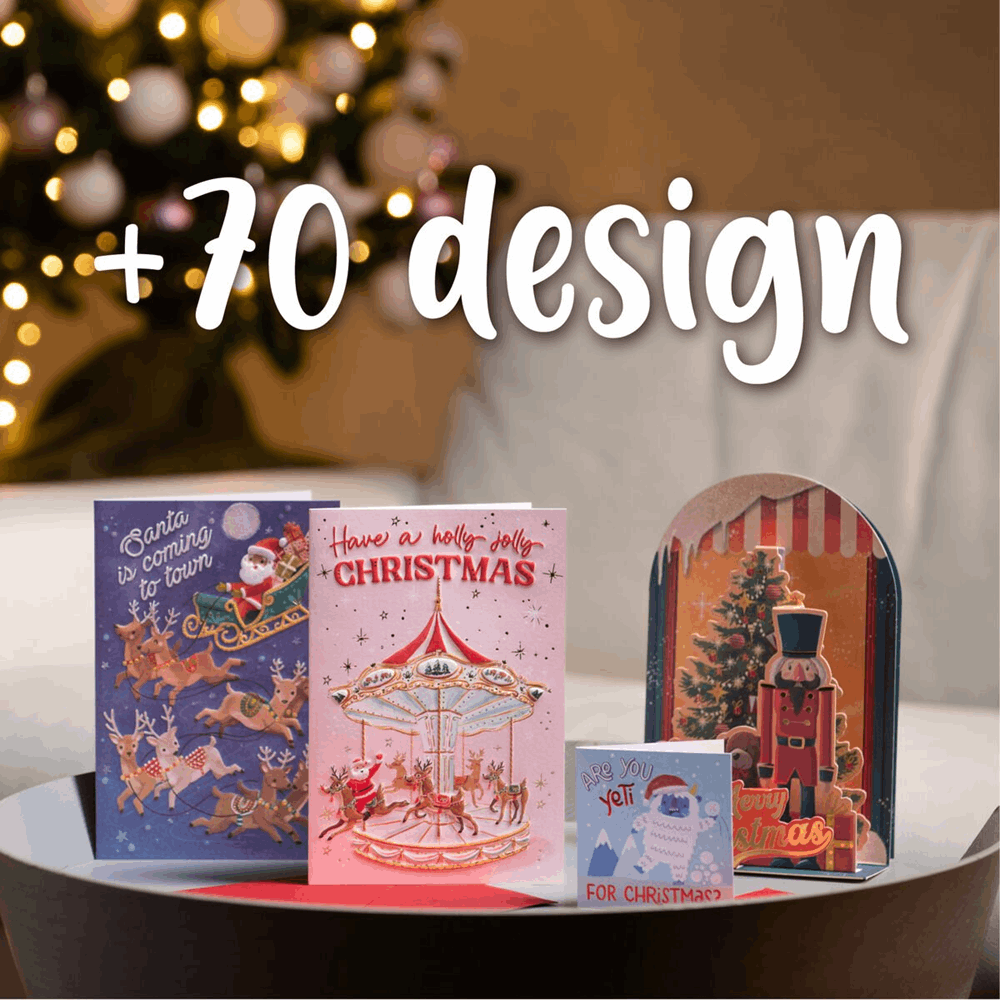 LEGAMI BGPXS0005  POP-UP CARD - POP-UP GREETING CARD - XMAS TREE