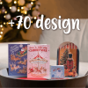 LEGAMI BGPXS0005  POP-UP CARD - POP-UP GREETING CARD - XMAS TREE